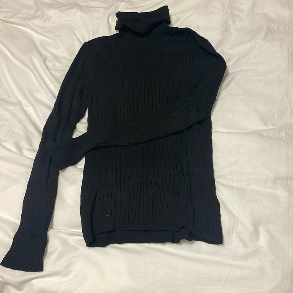 Apt 9 Black turtleneck Sweater Small petite
